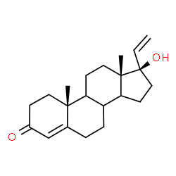ChemSpider 2D Image | (8xi,9xi,14xi,17alpha)-17-Hydroxypregna-4,20-dien-3-one | C21H30O2