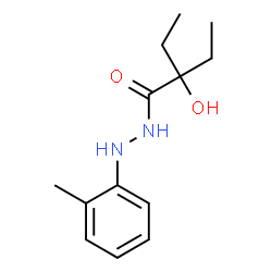 ChemSpider 2D Image | 2-Ethyl-2-hydroxy-N'-(2-methylphenyl)butanehydrazide | C13H20N2O2