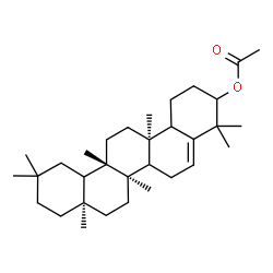 ChemSpider 2D Image | (6bR,8aR,12bS,14aR)-4,4,6b,8a,11,11,12b,14a-Octamethyl-1,2,3,4,6,6a,6b,7,8,8a,9,10,11,12,12a,12b,13,14,14a,14b-icosahydro-3-picenyl acetate | C32H52O2