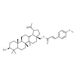 ChemSpider 2D Image | (3beta,5xi,13xi,18beta)-3-Hydroxylup-20(29)-en-28-yl (2E)-3-(4-methoxyphenyl)acrylate | C40H58O4