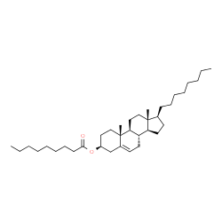 ChemSpider 2D Image | (3S,8S,9S,10R,13R,14S,17S)-10,13-Dimethyl-17-octyl-2,3,4,7,8,9,10,11,12,13,14,15,16,17-tetradecahydro-1H-cyclopenta[a]phenanthren-3-yl nonanoate | C36H62O2