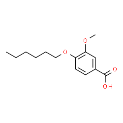 ChemSpider 2D Image | 4-Hexyloxy-3-methoxy-benzoic acid | C14H20O4