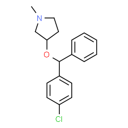 ChemSpider 2D Image | Pyroxamine | C18H20ClNO