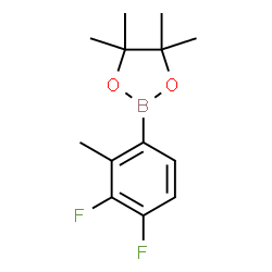 ChemSpider 2D Image | 2-(3,4-Difluoro-2-methylphenyl)-4,4,5,5-tetramethyl-1,3,2-dioxaborolane | C13H17BF2O2