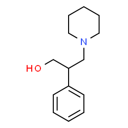 ChemSpider 2D Image | 2-Phenyl-3-(1-piperidinyl)-1-propanol | C14H21NO