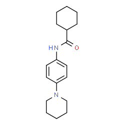 ChemSpider 2D Image | N-[4-(1-Piperidinyl)phenyl]cyclohexanecarboxamide | C18H26N2O