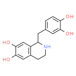 ChemSpider 2D Image | Tetrahydropapaveroline | C16H17NO4
