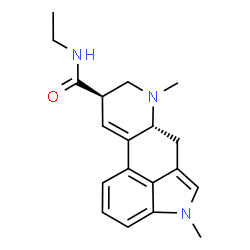 ChemSpider 2D Image | (8beta)-N-Ethyl-1,6-dimethyl-9,10-didehydroergoline-8-carboxamide | C19H23N3O