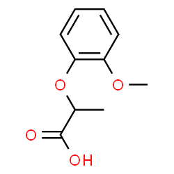 ChemSpider 2D Image | 2-(2-Methoxyphenoxy)propanoic acid | C10H12O4