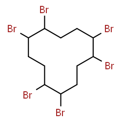 ChemSpider 2D Image | Hexabromocyclododecane | C12H18Br6