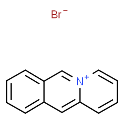 ChemSpider 2D Image | Benzo[b]quinolizinium, bromide | C13H10BrN