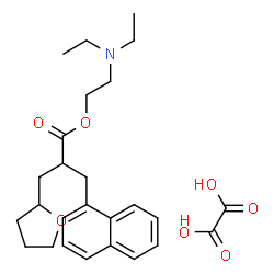 ChemSpider 2D Image | Nafronyl oxalate | C26H35NO7