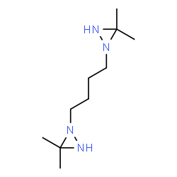 ChemSpider 2D Image | 1,1'-(1,4-Butanediyl)bis(3,3-dimethyldiaziridine) | C10H22N4
