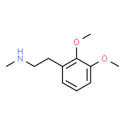 ChemSpider 2D Image | 2-(2,3-Dimethoxyphenyl)-N-methylethanamine | C11H17NO2