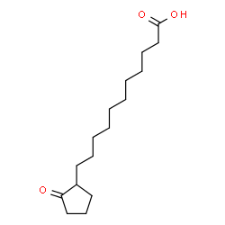 ChemSpider 2D Image | 11-(2-Oxocyclopentyl)undecanoic acid | C16H28O3
