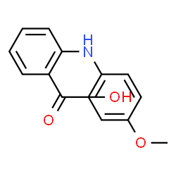 ChemSpider 2D Image | N-(4-Methoxyphenyl)anthranilic acid | C14H13NO3