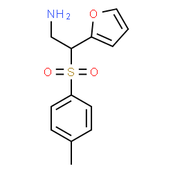 ChemSpider 2D Image | 2-Furan-2-yl-2-(toluene-4-sulfonyl)-ethylamine | C13H15NO3S