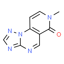 ChemSpider 2D Image | 7-Methylpyrido[3,4-e][1,2,4]triazolo[1,5-a]pyrimidin-6(7H)-one | C9H7N5O