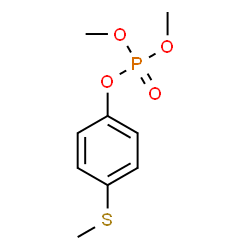 ChemSpider 2D Image | Dimethyl 4-(methylthio)phenyl phosphate | C9H13O4PS