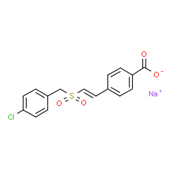 ChemSpider 2D Image | Recilisib sodium | C16H12ClNaO4S