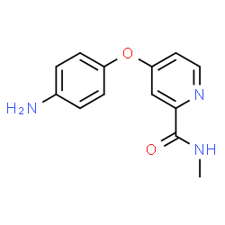 ChemSpider 2D Image | 4-(4-Aminophenoxy)-N-methylpicolinamide | C13H13N3O2