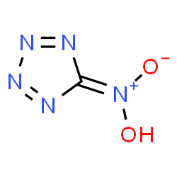 ChemSpider 2D Image | 5H-Tetrazol-5-ylideneazinic acid | CHN5O2