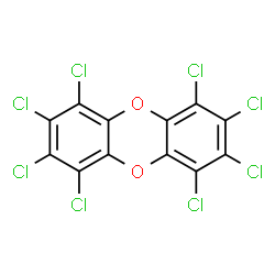 ChemSpider 2D Image | Octachlorooxanthrene | C12Cl8O2