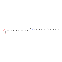 ChemSpider 2D Image | 11-[Dodecyl(dimethyl)ammonio]undecanoate | C25H51NO2