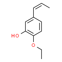 ChemSpider 2D Image | 2-Ethoxy-5-propenylphenol | C11H14O2