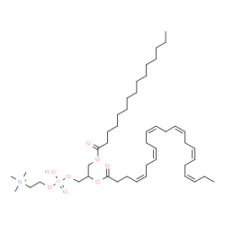 ChemSpider 2D Image | (12Z,15Z,18Z,21Z,24Z,27Z)-4-Hydroxy-N,N,N-trimethyl-9-oxo-7-[(pentadecanoyloxy)methyl]-3,5,8-trioxa-4-phosphatriaconta-12,15,18,21,24,27-hexaen-1-aminium 4-oxide | C45H79NO8P