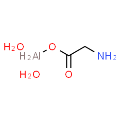ChemSpider 2D Image | (2-aminoacetyl)oxyaluminum dihydrate | C2H8AlNO4