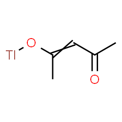 ChemSpider 2D Image | Thallium(1+) 4-oxo-2-penten-2-olate | C5H7O2Tl