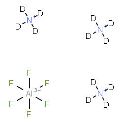 ChemSpider 2D Image | Tris(~2~H_4_)ammonium hexafluoroaluminate(3-) | D12AlF6N3