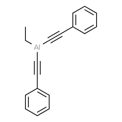 ChemSpider 2D Image | Ethyl[bis(phenylethynyl)]aluminium | C18H15Al