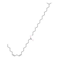 ChemSpider 2D Image | 16-Methylheptadecyl (9Z,12Z)-9,12-octadecadienoate | C36H68O2