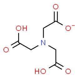 ChemSpider 2D Image | [Bis(carboxymethyl)amino]acetate | C6H8NO6