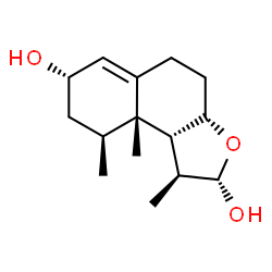 ChemSpider 2D Image | elongatol A | C15H24O3