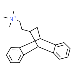 ChemSpider 2D Image | N,N,N-Trimethyl-2-(tetracyclo[6.6.2.0~2,7~.0~9,14~]hexadeca-2,4,6,9,11,13-hexaen-15-yl)ethanaminium | C21H26N