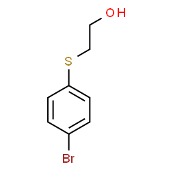 ChemSpider 2D Image | 2-[(4-Bromophenyl)thio]ethanol | C8H9BrOS