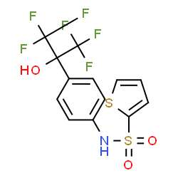 ChemSpider 2D Image | SR 3335 | C13H9F6NO3S2