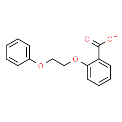 ChemSpider 2D Image | 2-(2-Phenoxyethoxy)benzoate | C15H13O4