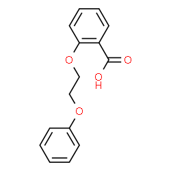 ChemSpider 2D Image | 2-(2-Phenoxyethoxy)benzoic acid | C15H14O4