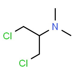 ChemSpider 2D Image | 1,3-Dichloro-N,N-dimethyl-2-propanamine | C5H11Cl2N