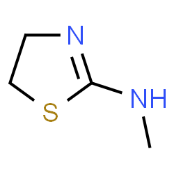 ChemSpider 2D Image | N-Methyl-4,5-dihydro-1,3-thiazol-2-amine | C4H8N2S