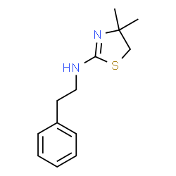 ChemSpider 2D Image | (4,4-Dimethyl-4,5-dihydro-thiazol-2-yl)-phenethyl-amine | C13H18N2S
