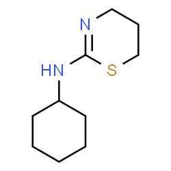 ChemSpider 2D Image | N-Cyclohexyl-5,6-dihydro-4H-1,3-thiazin-2-amine | C10H18N2S