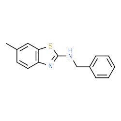 ChemSpider 2D Image | N-benzyl-6-methylbenzo[d]thiazol-2-amine | C15H14N2S