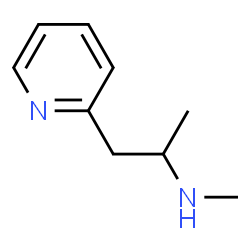 ChemSpider 2D Image | N-methyl-1-pyridin-2-ylpropan-2-amine | C9H14N2