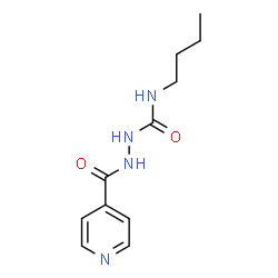 ChemSpider 2D Image | N-Butyl-2-isonicotinoylhydrazinecarboxamide | C11H16N4O2