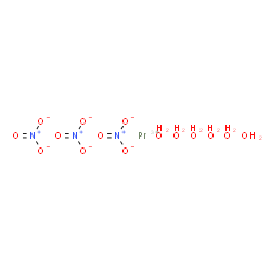ChemSpider 2D Image | Praseodymium nitrate hydrate (1:3:6) | H12N3O15Pr